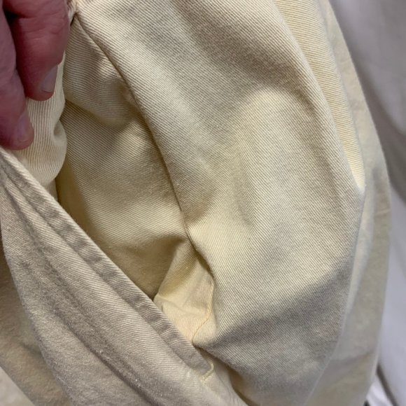 Vintage Calvin Klein Sport 1980s Cream Long Pleated Skirt Size 10 - Picture 4 of 11